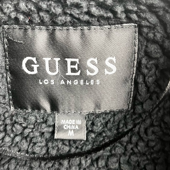 GUESS Asymmetrical Sherpa Lined Jacket - Picture 9 of 12